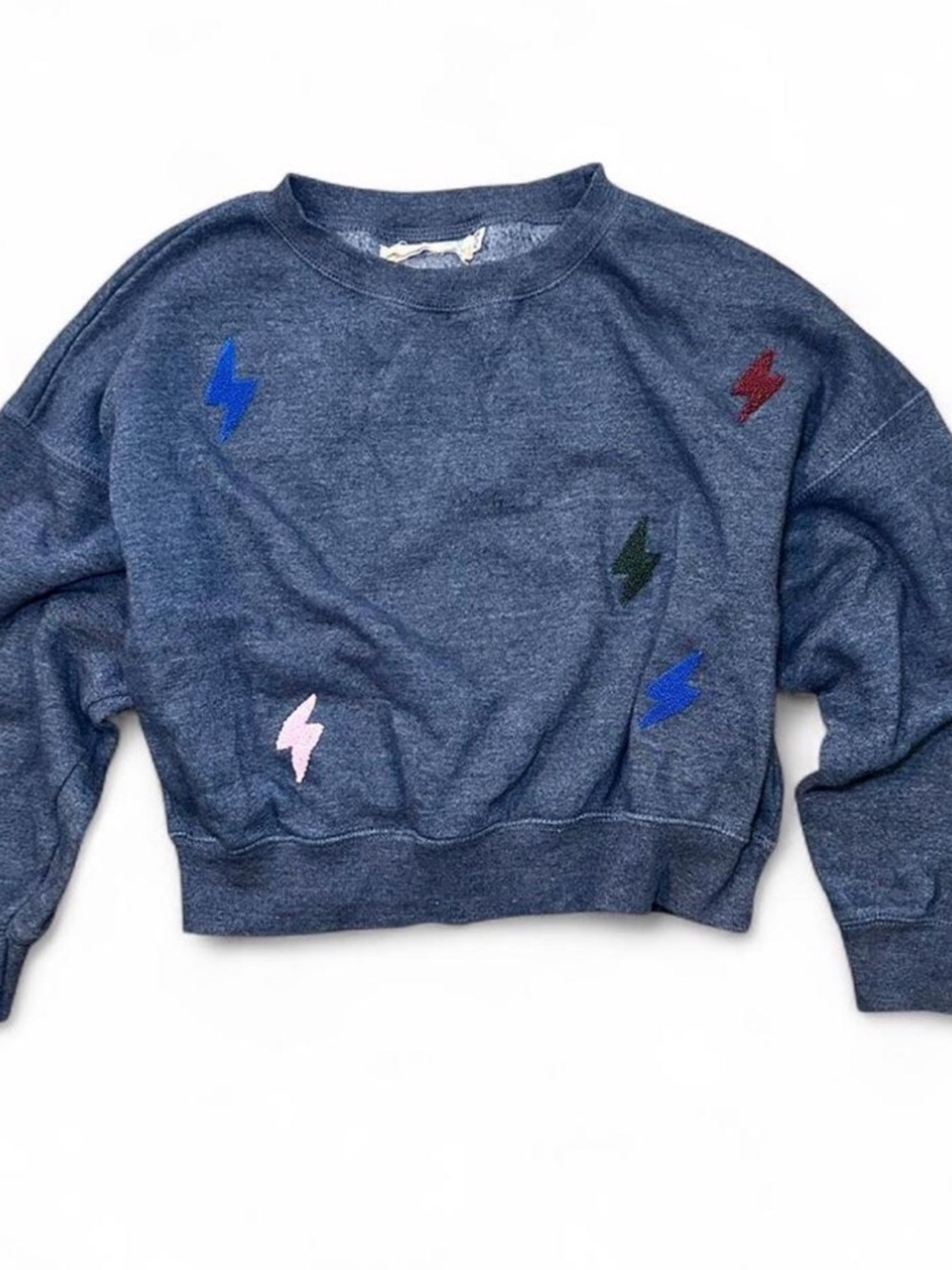 Vintage Havana‎ Girls XL 16 Bolt Patch Sweatshirt